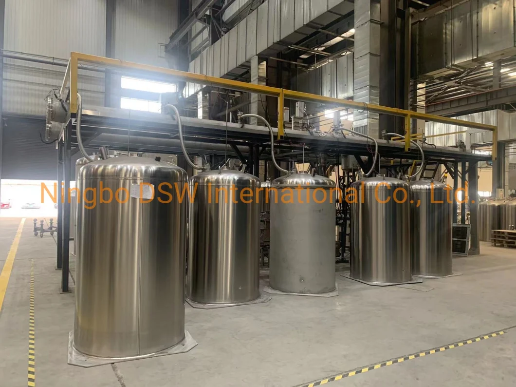 1m3 2m3 3m3 5m3 Microbulk Tank Liquid Oxygen Nitrogen Argon Cryogenic Storage Tank