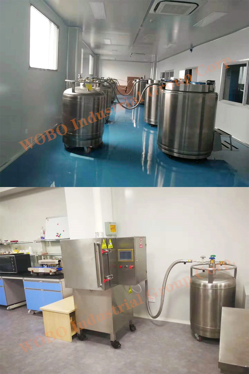 Ydz-200 Cryocan Liquid Nitrogen Container with Pressure