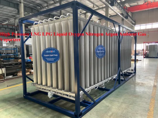 Evaporatore ad aria ambiente ad ossigeno liquido con standard ASME/GB