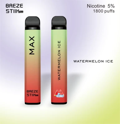 Vaporizzatore per gas liquido ambientale liquido Breze Stiik Max 1800puff 6ml liquido 950mAh nel commercio all'ingrosso